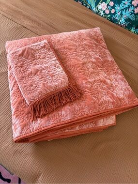 Opalhouse Sun Stitched Vintage Velvet Quilt | King